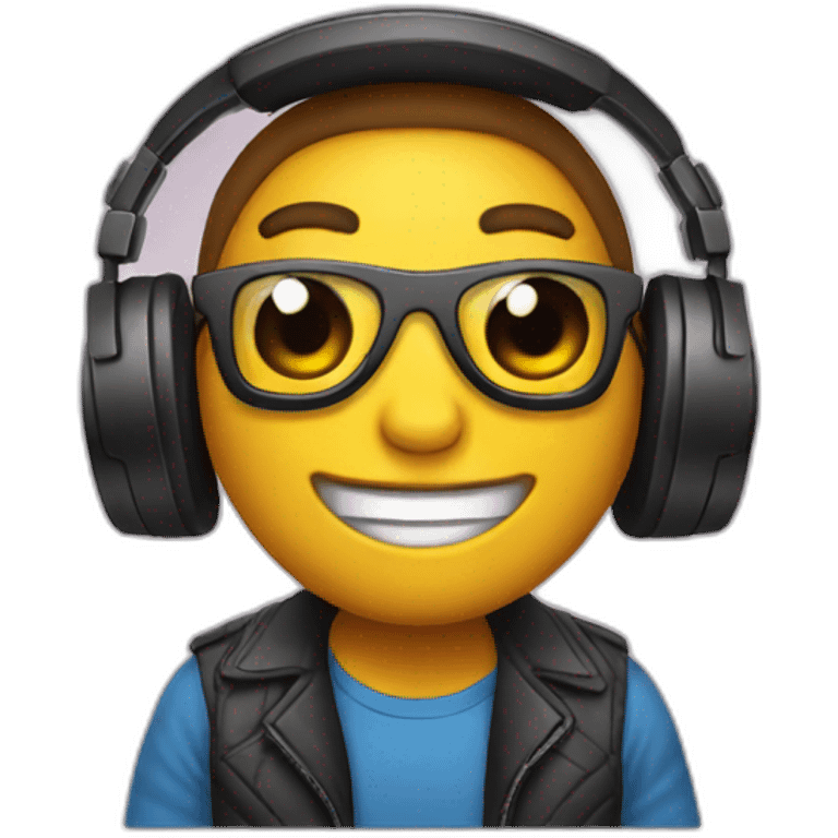 disk jockey emoji