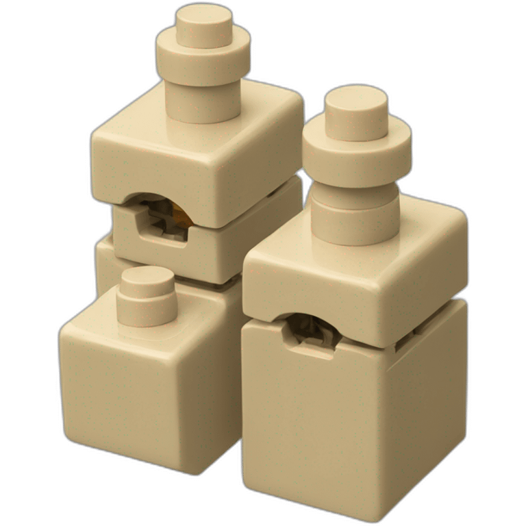 Three Lego bricks emoji