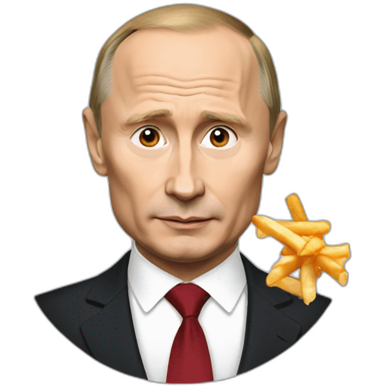 putin with a poutine emoji