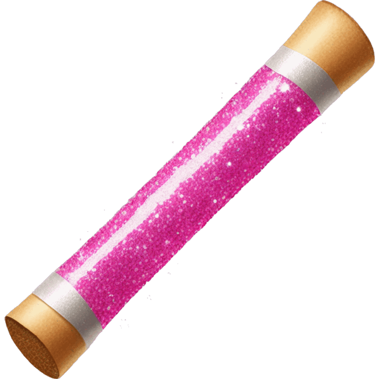 pink glittery joint emoji