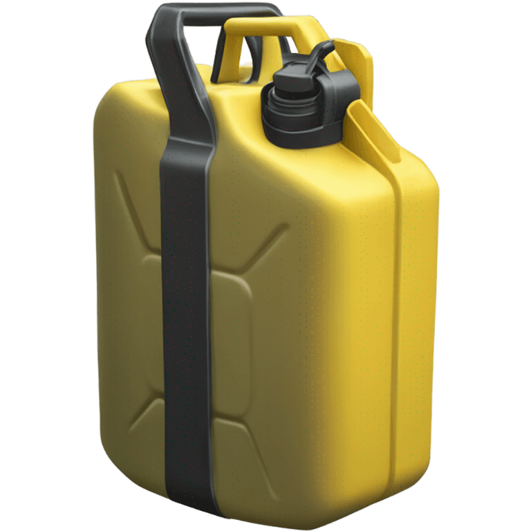 front image of yellow jerry can emoji