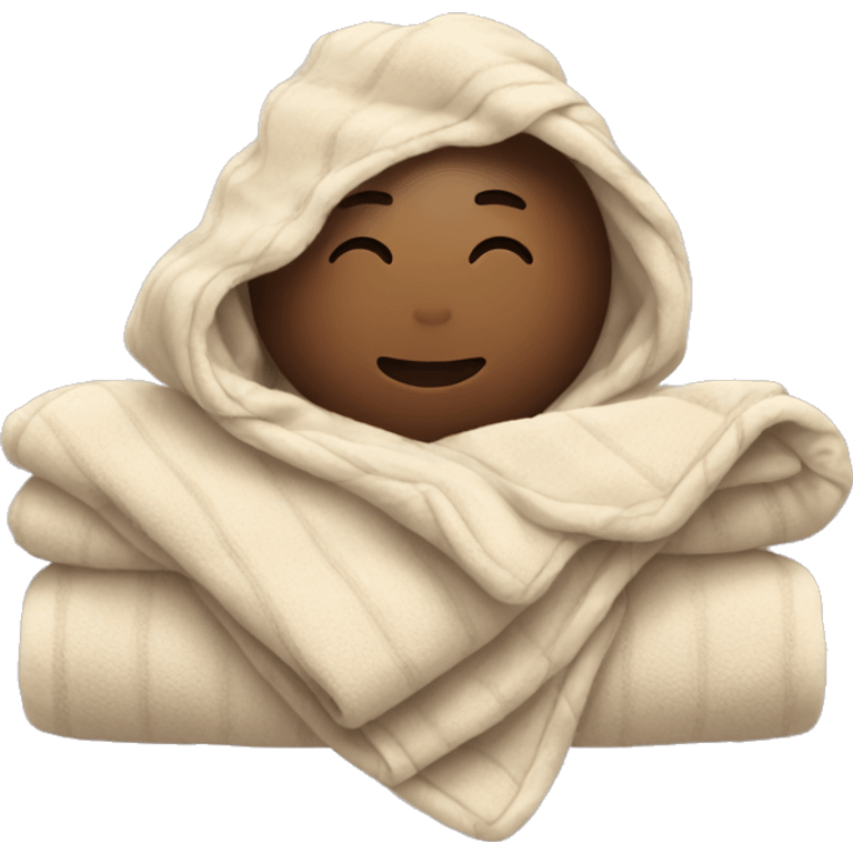 Cozy blanket emoji