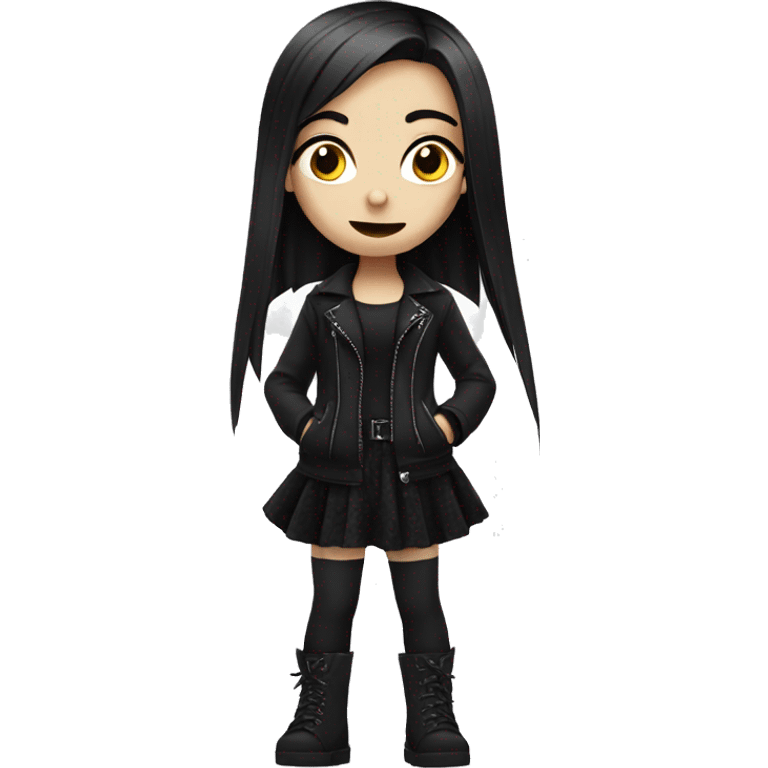 goth  girl emoji