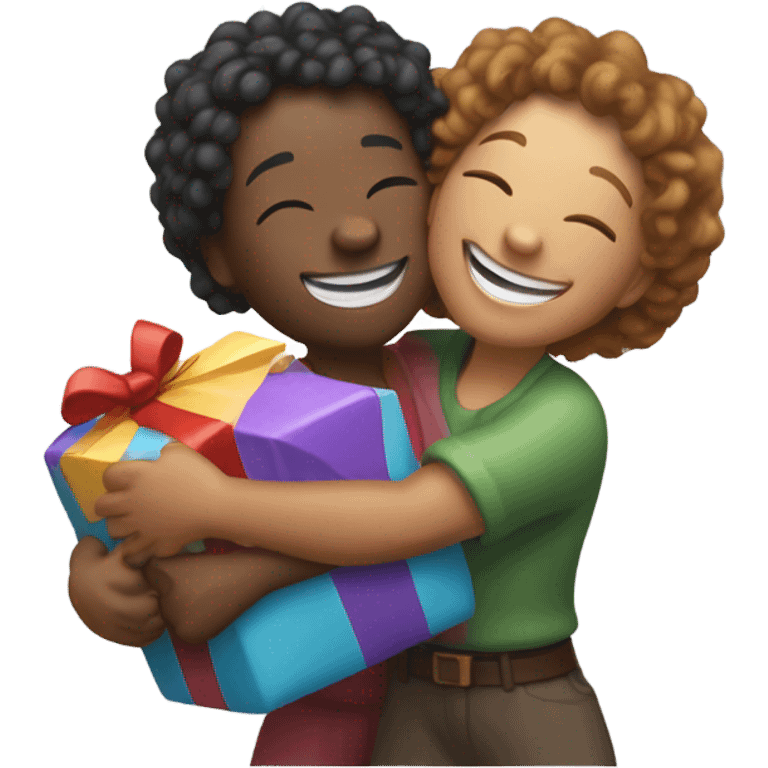 Birthday hug friend  emoji