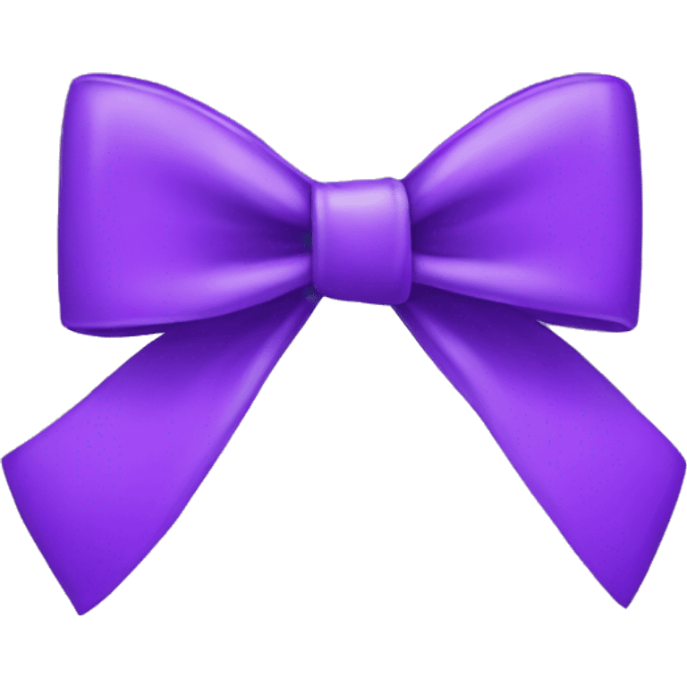 Purple bow  emoji