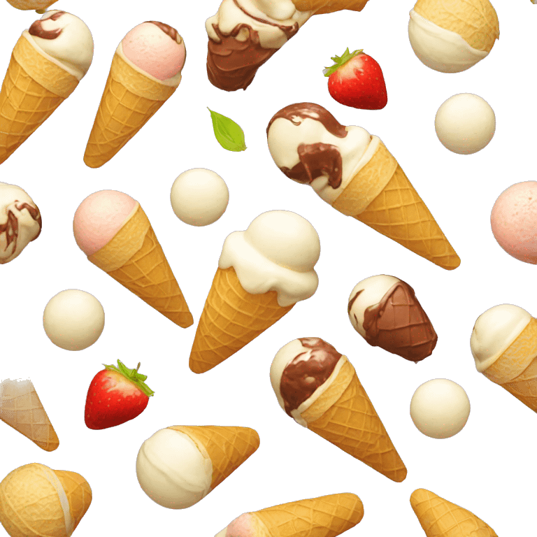 Ice Cream kugeln emoji