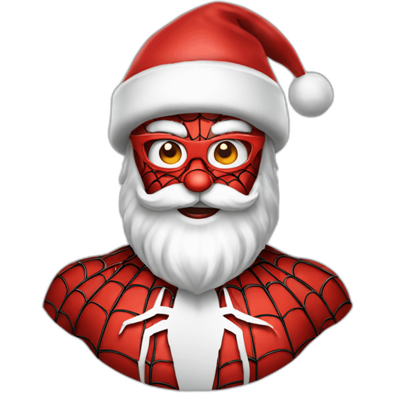 Santa Spiderman  emoji