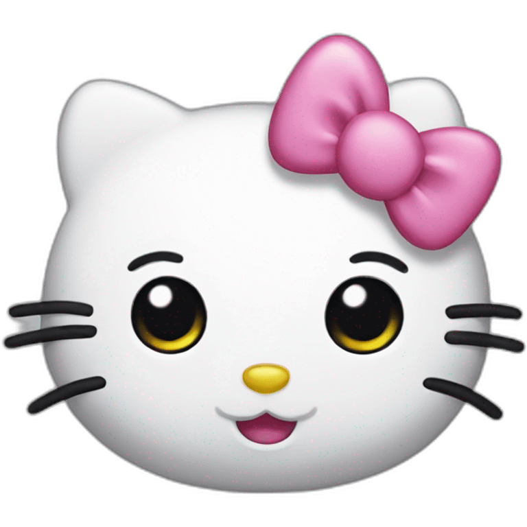 Cute Hello Kitty emoji