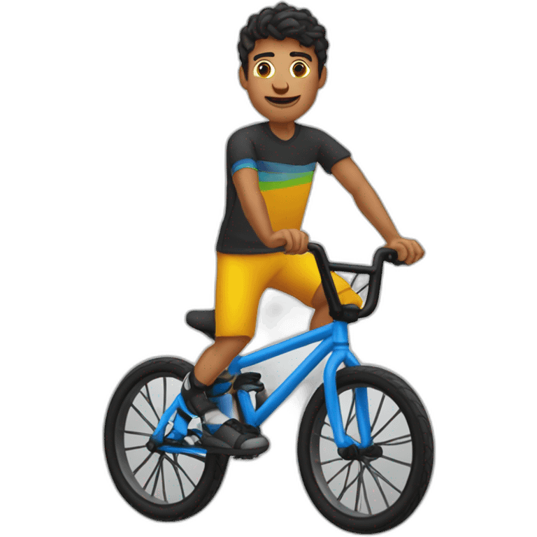 joris daudet who is doing bmx emoji