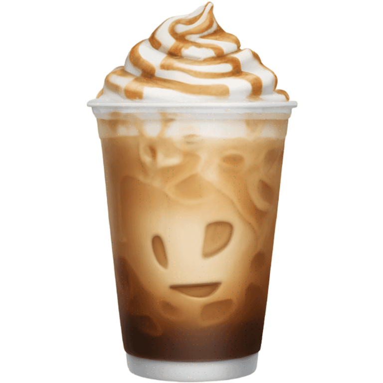 Iced latte emoji