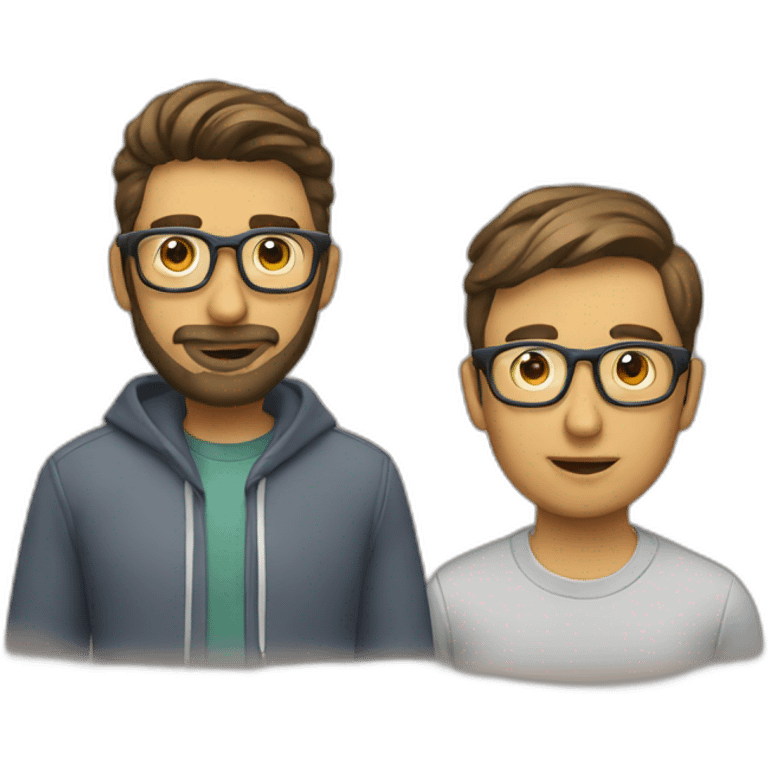 two podcasters emoji