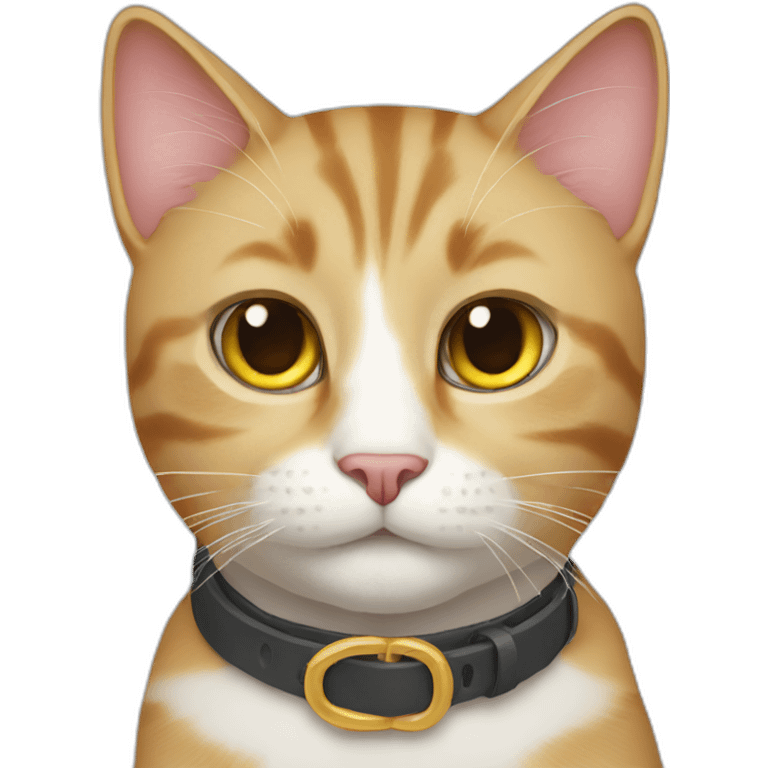 Cat with a collar  emoji