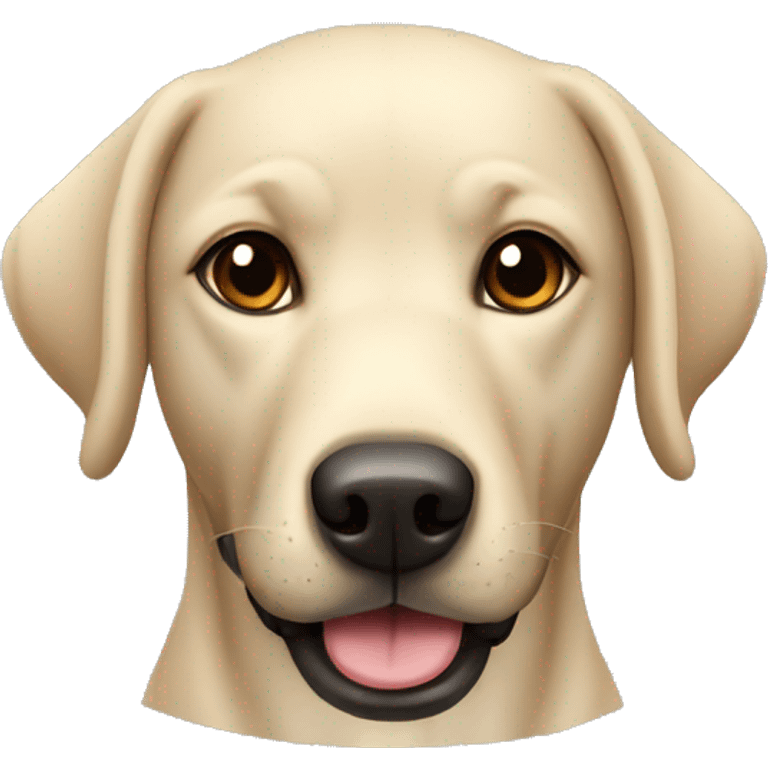 Dog Labrador black emoji