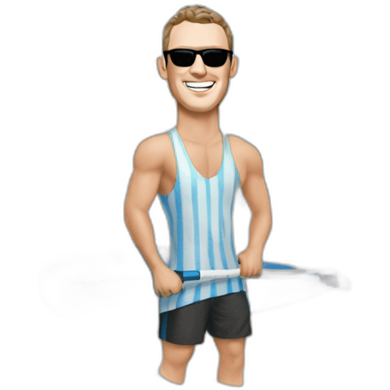 Jonathan Toews as a beach bum emoji