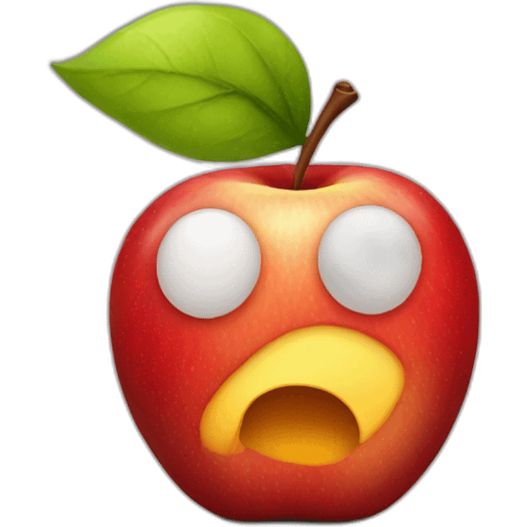 Apple warm emoji