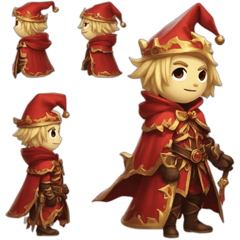 red santa alchemist soulknight    emoji