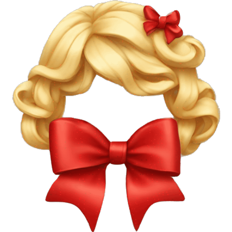 Red bow emoji