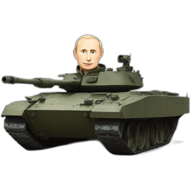 Putin in a tank emoji