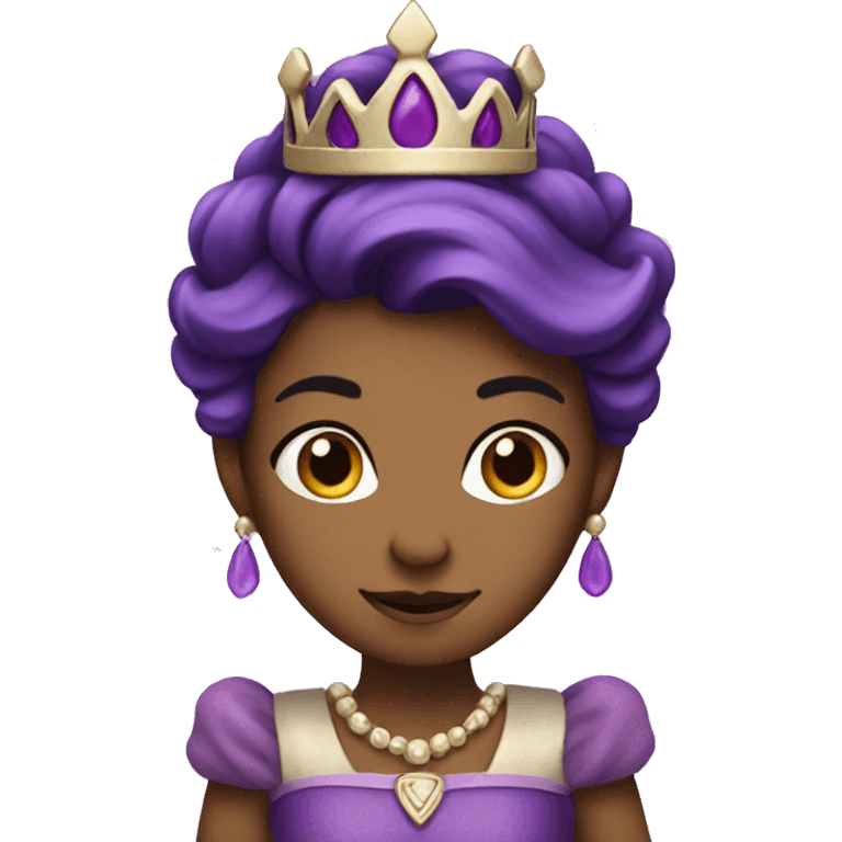 purple princess  emoji