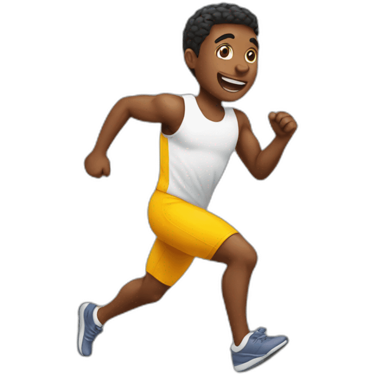 Runing emoji