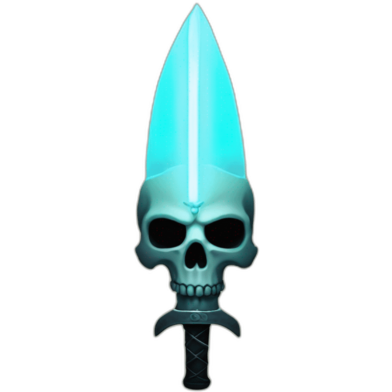 sword glows skull emoji