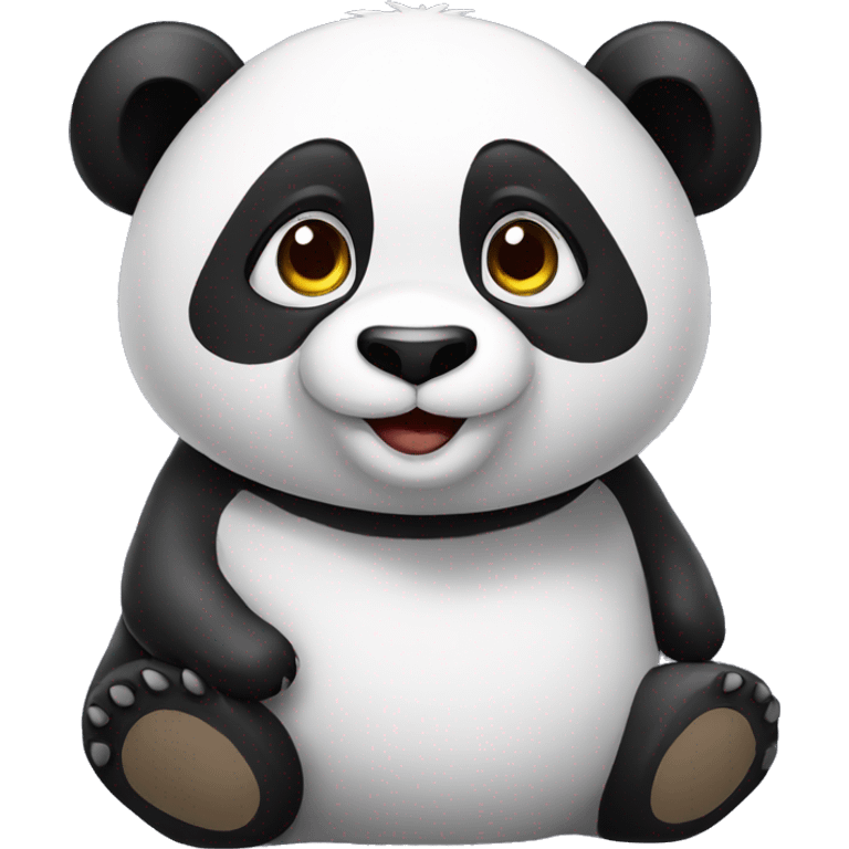 panda inteligente emoji