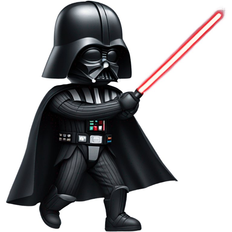 Darth Vader playing sports emoji