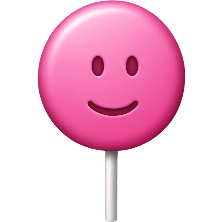 Pink lollipop  emoji