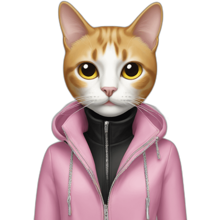 Balenciaga fashionable cat emoji