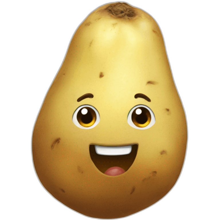 a potato look like a emoji emoji