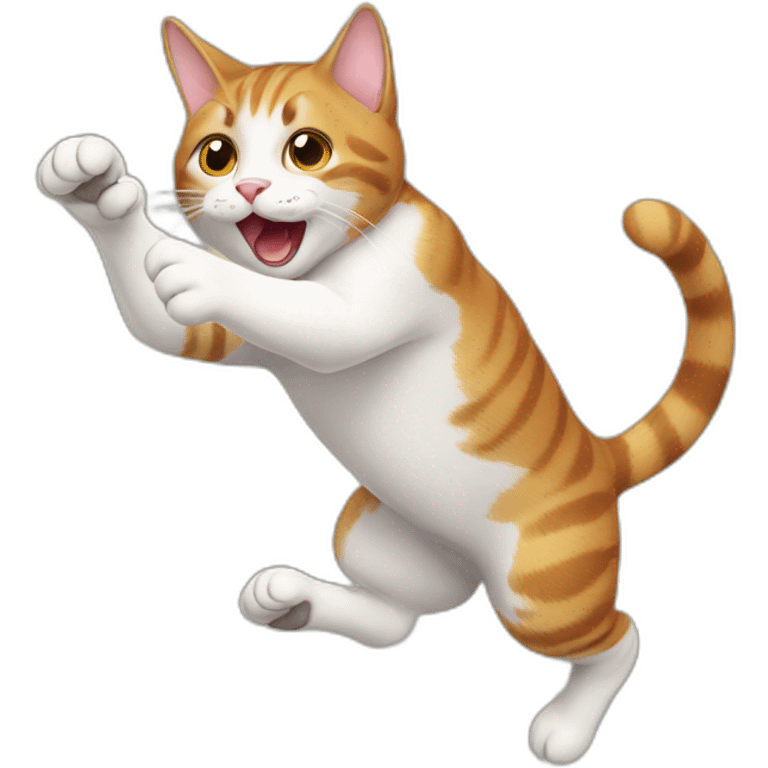 cat jumping emoji