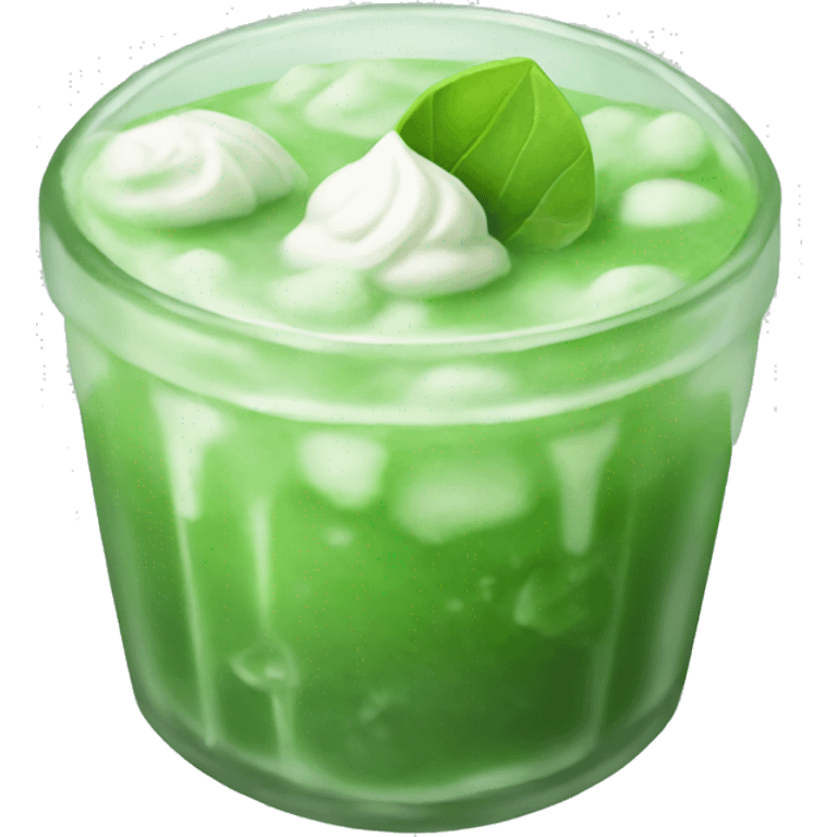 iced matcha emoji