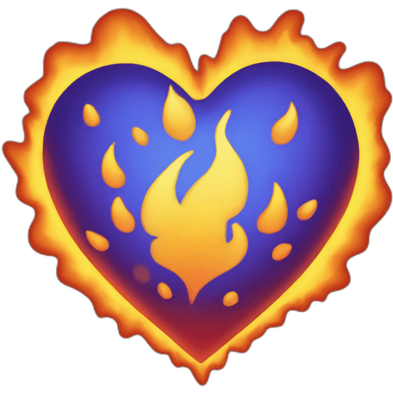 Fire heart  emoji