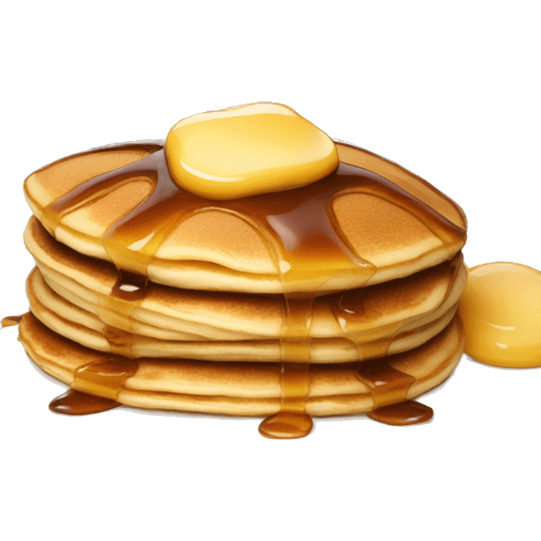 pancakes with syrup emoji