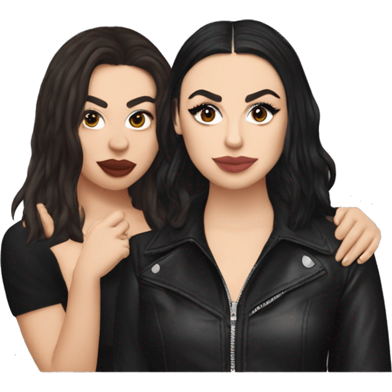 Charli XCX and Addison Rae emoji