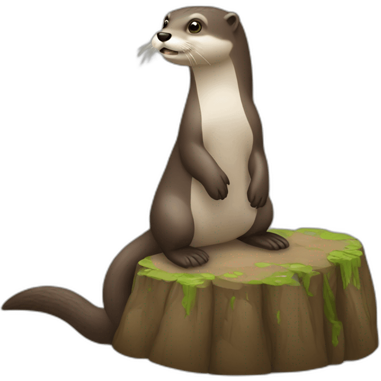 loutre sur cheval emoji