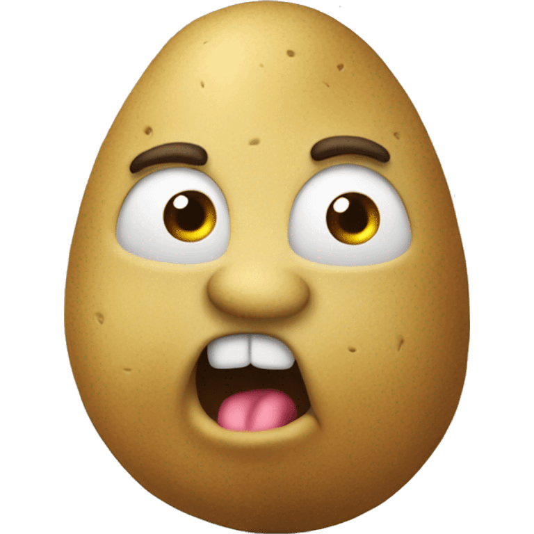 A fat snotty potato  emoji