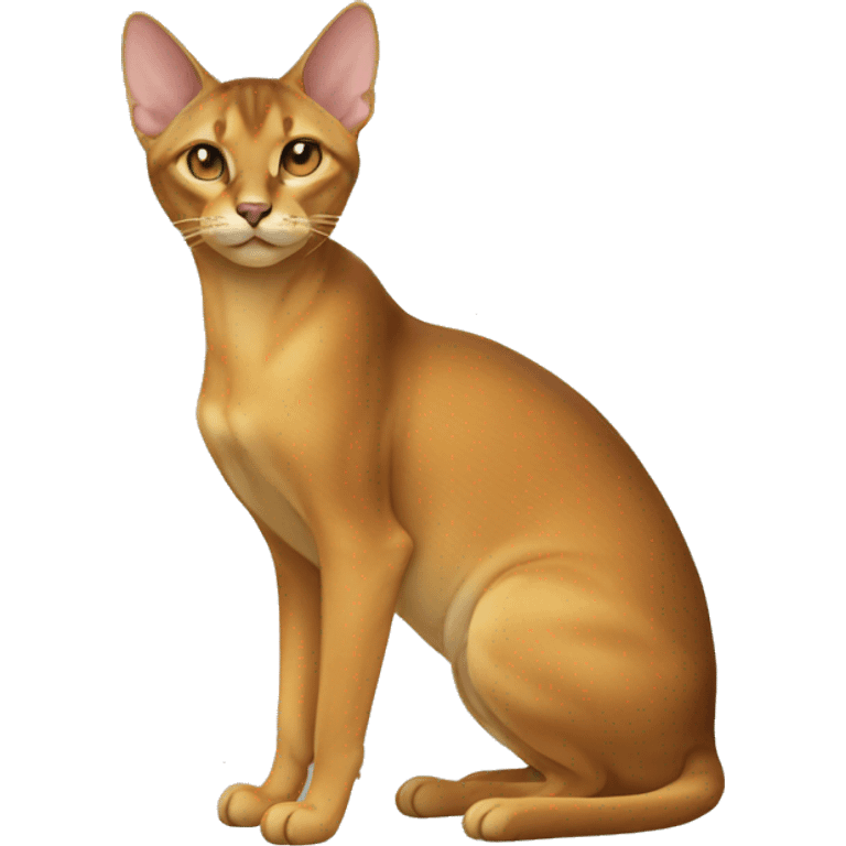 Chausie Cat Full Body emoji