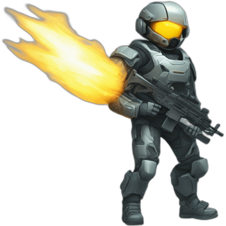 futuristic Phantom squad Infiltration armored pants ghost effect emoji