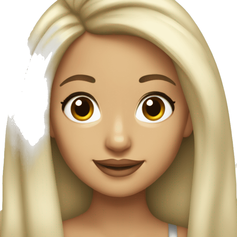 ariana grande with blonde hair emoji