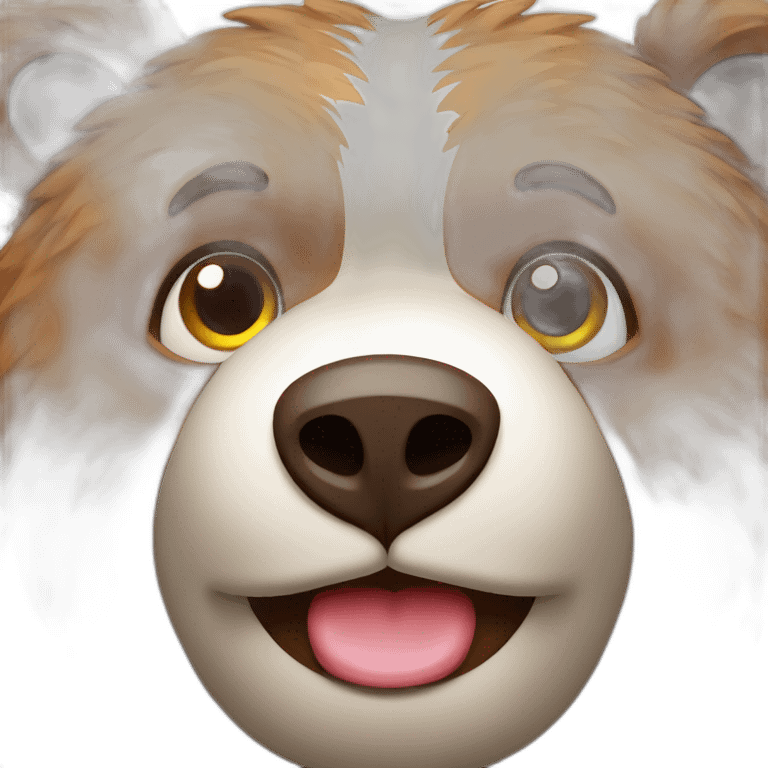 brown bear with gat emoji