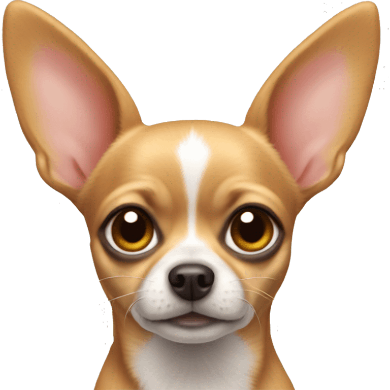 chihuahua with bunny ears emoji