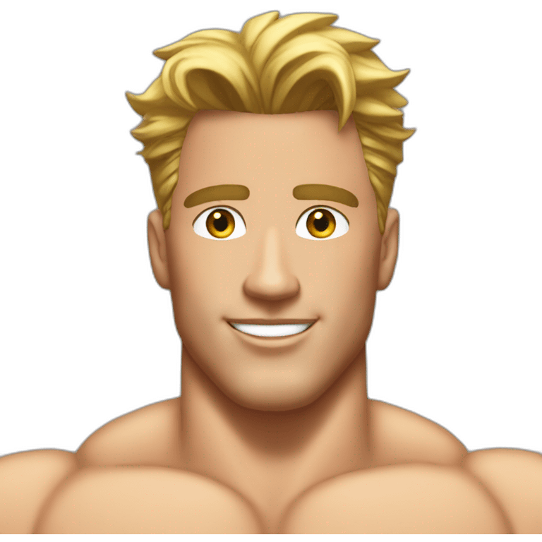 billy herrington with earring emoji