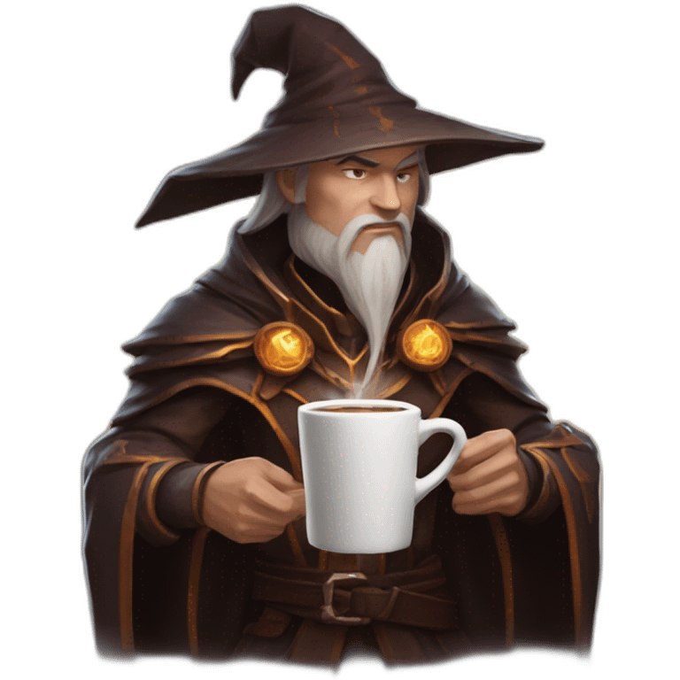 diablo immortal wizard needs coffee emoji