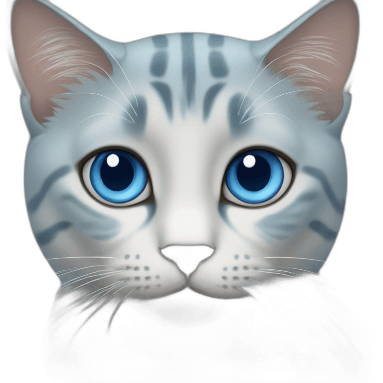 Cat-blue-eyes emoji