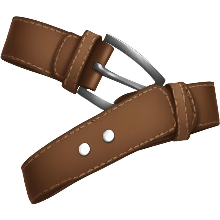 Brown belt emoji