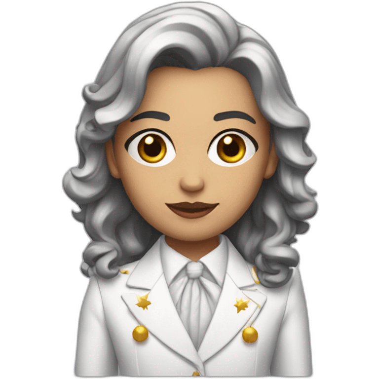 persona blanca con traje de navidad emoji