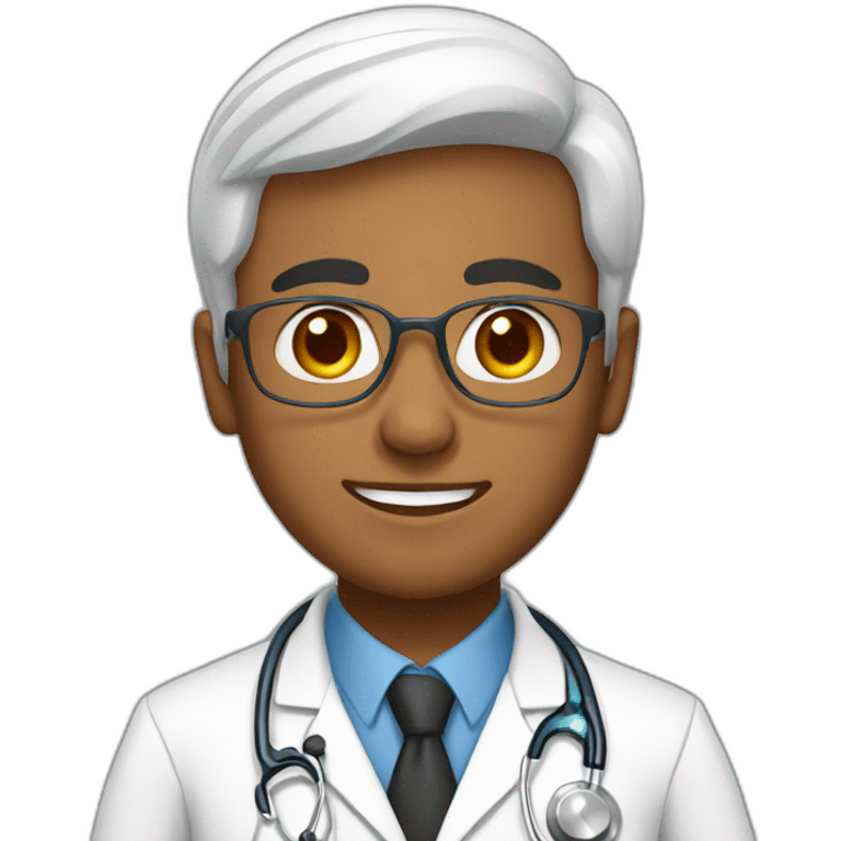 bangladeshi doctor guy white emoji