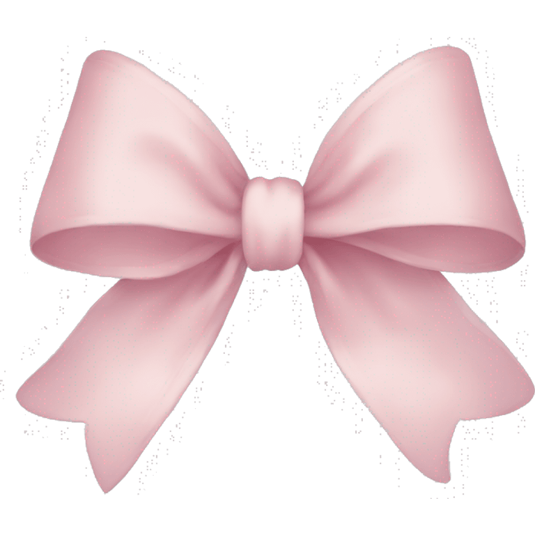 light pink bow emoji