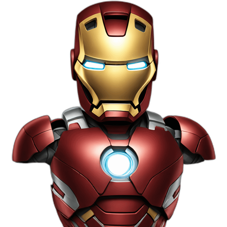 Iron man with suit emoji